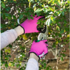 Handschuh Aubepine Fuchsia