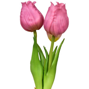 K&uuml;nstliche Tulpen 3 St&uuml;ck 22cm Pink