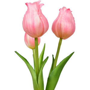 K&uuml;nstliche Tulpen 3 St&uuml;ck 22cm Rosa