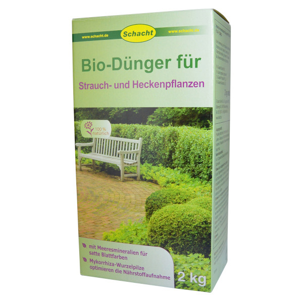 Schacht Bio D&uuml;nger f&uuml;r Strauch- &amp; Heckenpflanzen 2kg